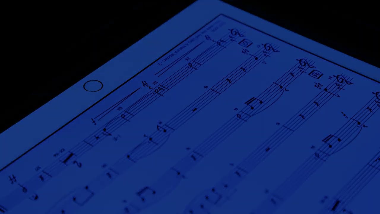 Video laden: iPad/Tablet voor Bladmuziek